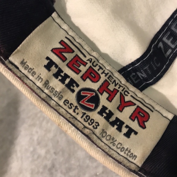 Zephyr Notre Dame Hat Mens White Embroidered Logo Made in Russia Irish Cap - Picture 6 of 11